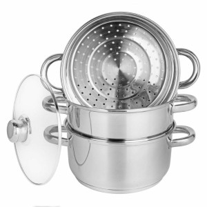 KonigHOFFER Garnek do gotowania na parze Senso 20 cm 4 elementy