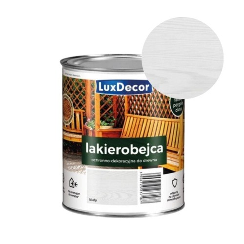 LUXDECOR Lakierobejca do drewna biały 2,2L