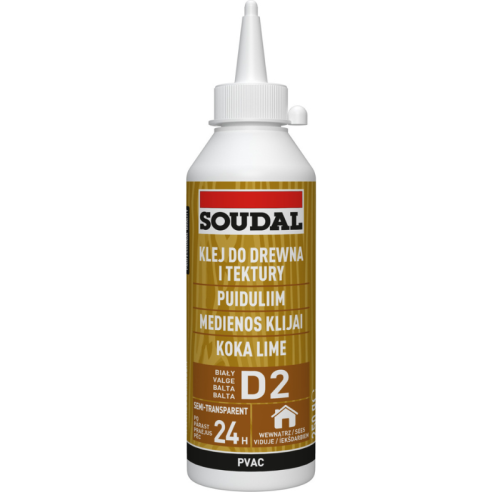 Soudal Klej do drewna i tektury 62A 750 ml