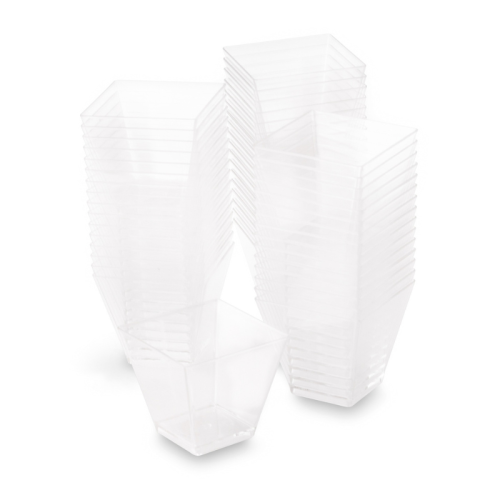 Tadar Pojemniki na żywność Fingerfood Piramida 60 ml 50 sztuk