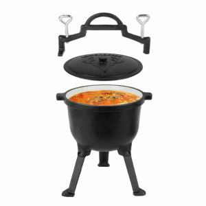 Konighoffer Kociołek myśliwski emaliowany 5 l żeliwny