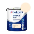 DEKORAL Farba EFFECT 3in1 naturalny beż 2,5L