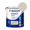 DEKORAL Farba EFFECT 3in1 beżowo-szary 2,5L