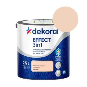 DEKORAL Farba EFFECT 3in1 kawowy jasny 2,5L