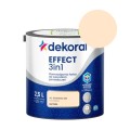 DEKORAL Farba EFFECT 3in1 świetlisty beż 2,5L