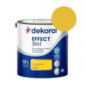 DEKORAL Farba EFFECT 3in1 żółty złocisty 2,5L