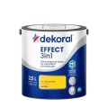 DEKORAL Farba EFFECT 3in1 żółty złocisty 2,5L