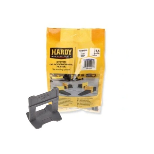 HARDY System poziomowania płytek 1,5 mm, klipsy 100 szt.