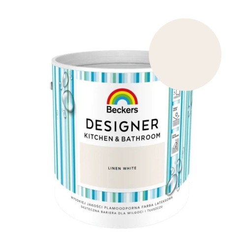 BECKERS Designer Kitchen &amp; Bathroom Linen White 2,5L