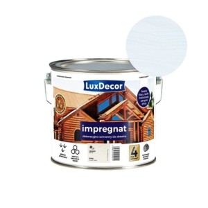 LUXDECOR Impregnat dekoracyjno-ochronny biały 2,7L