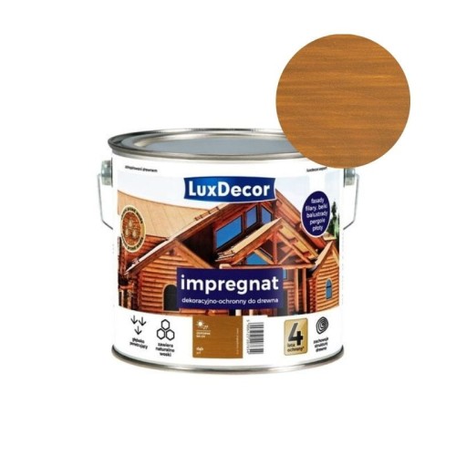 LUXDECOR Impregnat dekoracyjno-ochronny dąb 2,7L