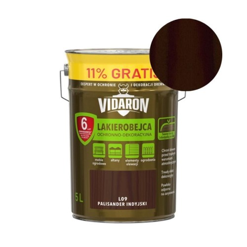 VIDARON Lakierobejca Palisander Indyjski L09 5L