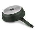 STARKE PRO Patelnia marmurowa z pokrywką Viridi 28 cm głęboka