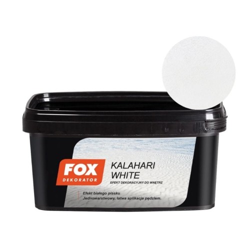 FOX Dekorator Farba strukturalna Kalahari White 1L