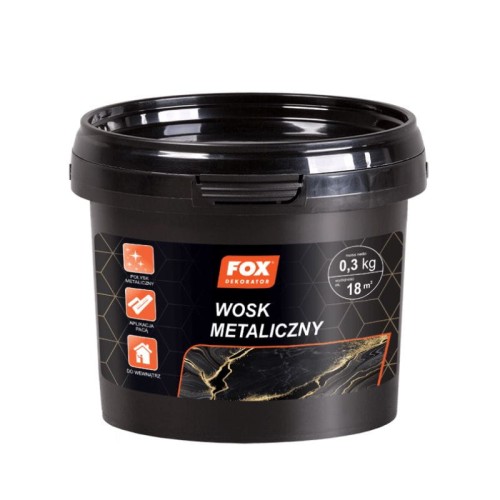 FOX Dekorator Wosk metaliczny Gold 0,3 kg