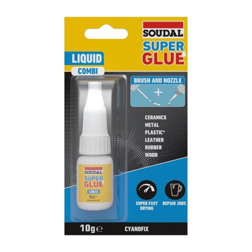 SOUDAL Superszybki klej cyjanoakrylowy Super Glue Liquid 10G