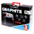 Graphite Młotowiertarka SDS+ 710W, Walizka 58G537