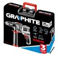 Graphite Wiertarka udarowa 550W 58G725 Walizka