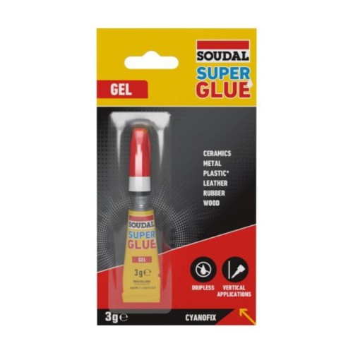 SOUDAL Superszybki klej cyjanoakrylowy Super Glue Gel 3G