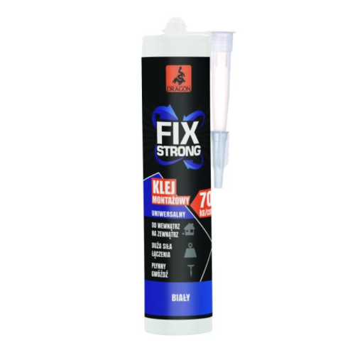Dragon Fix strong Klej montażowy Biały 280 ml