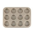 FLORINA Blacha do muffinek na 12 babeczek Cookie 35x26,5x3 cm