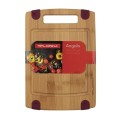 FLORINA Deska kuchenna bambusowa z silikonem Angolo 20x29x1 cm
