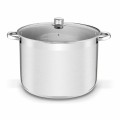TADAR Garnek prosty ze stali nierdzewnej z pokrywką 20L