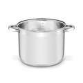 TADAR Garnek prosty ze stali nierdzewnej z pokrywką 10L