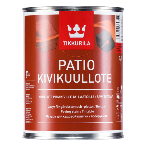 Tikkurila Patio Kivikuullote Wodorozcieńczalna bejca do nawierzchni betonowych 0,9L