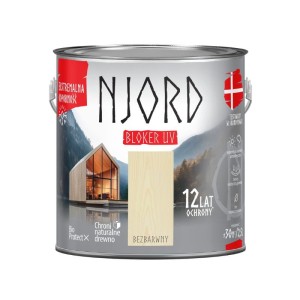NJORD Impregnat do elewacji drewnianych Bloker UV bezbarwny 2,5L