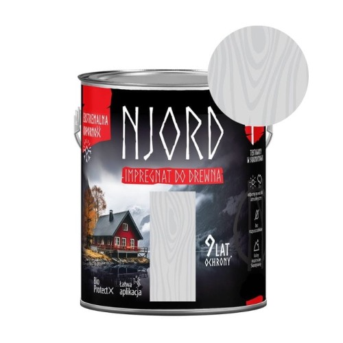 NJORD Impregnat do drewna - poranny szron 2,5L