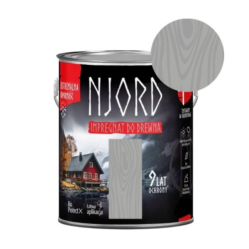 NJORD Impregnat do drewna - skalisty brzeg 5L
