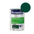 ŚNIEŻKA SUPERMAL Emalia olejno-ftalowa RAL6005 zielony ciemny mat 0,8L