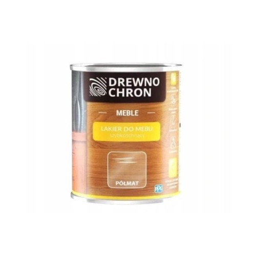 DREWNOCHRON Lakier do mebli bezbarwny półmat 0,25L