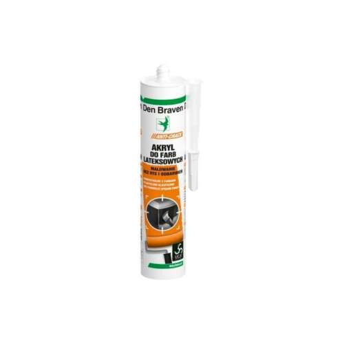 Den Braven Akryl do Farb Lateksowych Biały 280 ml