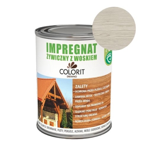 COLORIT Impregnat żywiczny z woskiem Biały 750 ml
