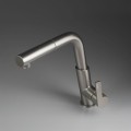 DEANTE Bateria kuchenna z wyciąganą wylewką SILIA titanium