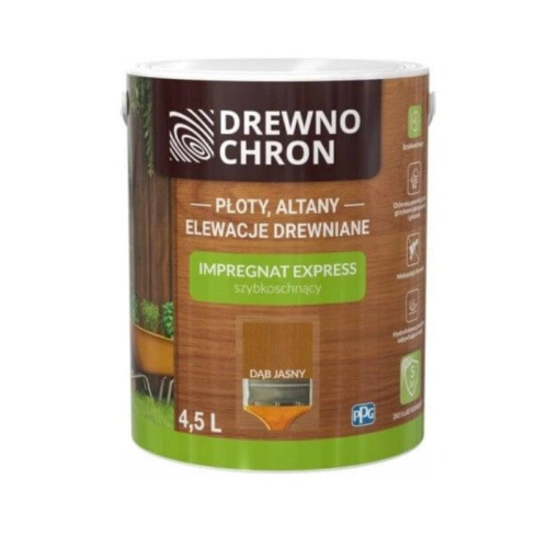 Drewnochron Impregnat Express Ogród dąb jasny 4,5 L