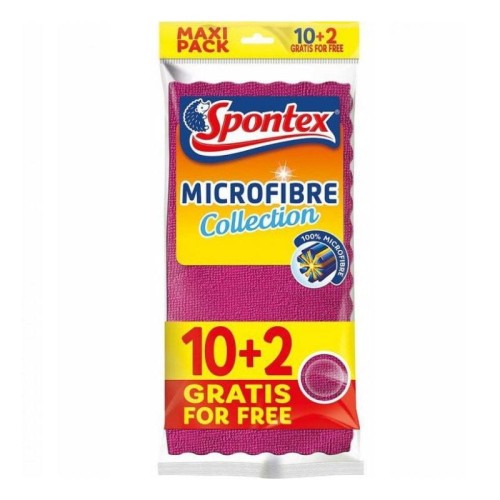 SPONTEX Ściereczki z mikrofibry Microfibre Collection 10+2 gratis