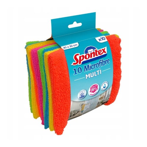 SPONTEX Ściereczki z mikrofibry Microfibre Multi 10 szt