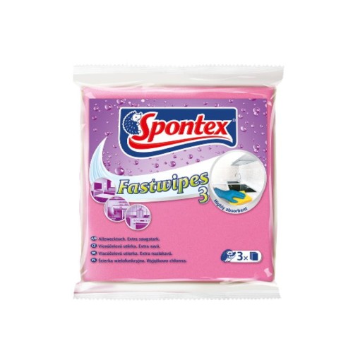 SPONTEX Ściereczki uniwersalne Fast Wipes 3 szt