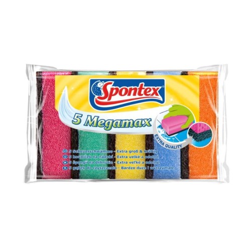 SPONTEX Zmywak kuchenny Megamax 5 sztuk