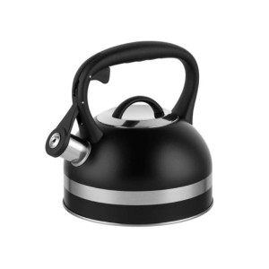 FLORINA Czajnik nierdzewny Delux Black 1,8L czarno-srebrny