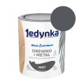 JEDYNKA Deco &amp; Protect Drewno i Metal Mat 0,7L grafitowy