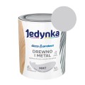 JEDYNKA Deco &amp; Protect Drewno i Metal Mat 0,7L szary jasny