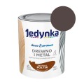 JEDYNKA Deco &amp; Protect Drewno i Metal Połysk 0,7L brązowy ciemny