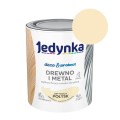 JEDYNKA Deco &amp; Protect Drewno i Metal Połysk 0,7L kremowy