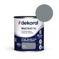 DEKORAL Farba antykorozyjna MULTIMETAL szary 0,65L