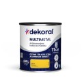 DEKORAL Farba antykorozyjna MULTIMETAL żółty 0,65L