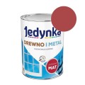 JEDYNKA Emalia Drewno i Metal czerwony mat 0,9L